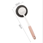 Long handle steel ball washing brush Wire dishwashing brush cleaning brushes kitchen tools