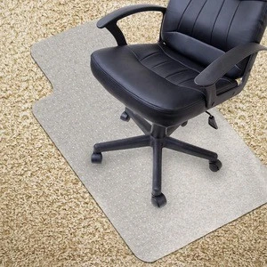 Low MOQ Factory Price Amazon Hot-sale  PVC Office Floor Chair Mats For Carpet Protector
