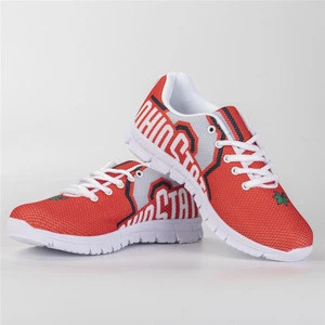 Low Price Chinese Shoes Cheap Running Shoes 3D Print Man And Women&#039;s Rubber Sports Athletic Sneakers