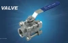 low price high quality stainless steel 3pc thread ball valve PN63 Full Port