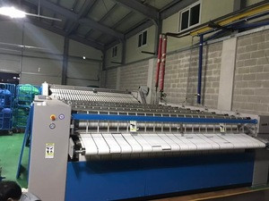 Dooling Machine Buy Lpg Gas Heated Doule Rollers 3.3 M Commercial Ironing Press Machine ...