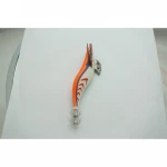 Luminous soft plastic prawn shrimp fishing soft lure shrimp with hook