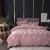 Import Luxury Carving Milk Fiber Fabric Bedding Linen Set from China