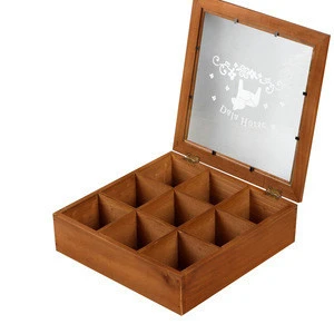 Luxury Custom Logo 12 slots Watch Display Case Packaging Wooden Watch Box