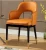 Import Luxury design  pu leather    hotel restaurant coffee wood dinning chair/metal chair from China