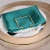 Import Luxury gold Geometric Napkin Ring For Party Wedding Restaurant from China