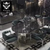 Luxury Gold Hotel High Back White Pu Leather Cushion Dining Chair For Sale Stainless Steel Wedding Chair