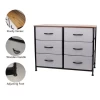 Luxury modern nightstand bedroom furniture custom white black cabinet storage 6 drawers chest dresser