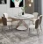 Import Luxury Round Modern Marble Hotel Dining Tables Rotary Table from China