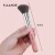 Import MAANGE high quality new arrival wholesale pink single makeup brush wooden handle cosmetics powder brush from China