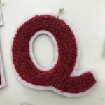 Machine embroidered party birthday number applique patch