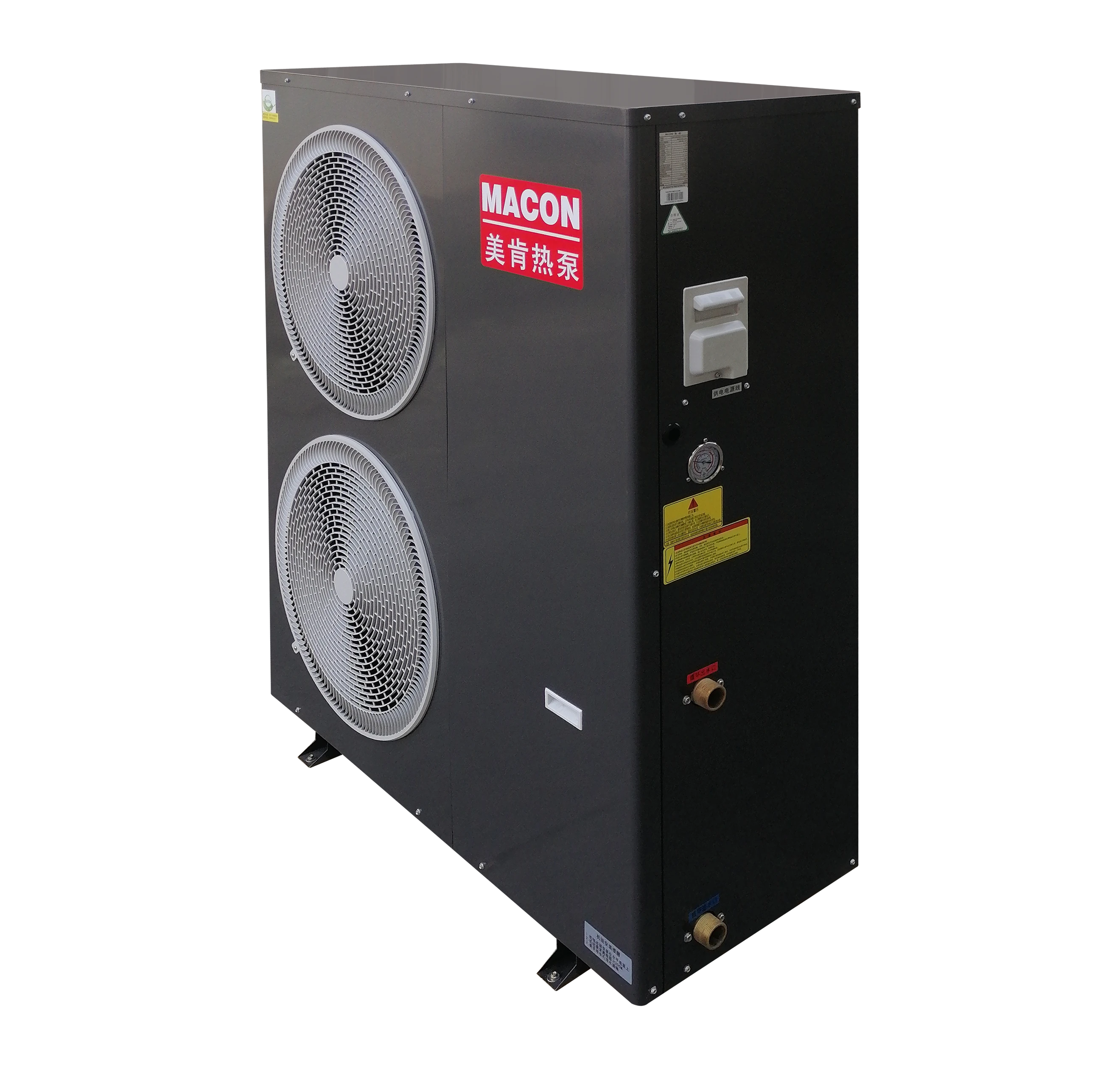 macon heat pump 20kw EVI mini split heat pump DC inverter Air Conditioner Heating in CC area