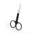 Import Makeup Tools Stainless Steel Black Round Nose Hair Scissors from China
