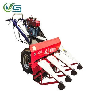 Manual hold paddy reaper binder machine/agricultural grain wheat reaper harvester/rice reaper machine