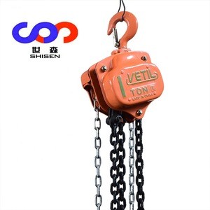manufacture VT series hand operating elephant chain hoist vital 7.5 ton  chain hoist block