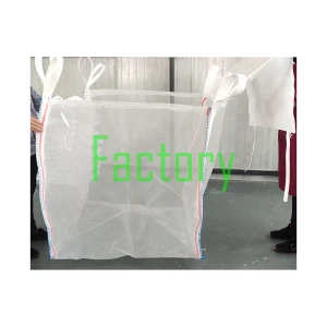 manufacturer 100% virgin resin polypropylene breathable big bag/ FIBC pp woven 1 ton jumbo bulk bag/ super sack/ ton bag