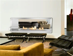 Marble surround wall mounted electric fireplace
