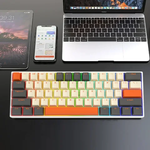 Buy Mathew Tech Hw61 Hot Swappable Mini Mechanical Keyboard 60% Layout ...