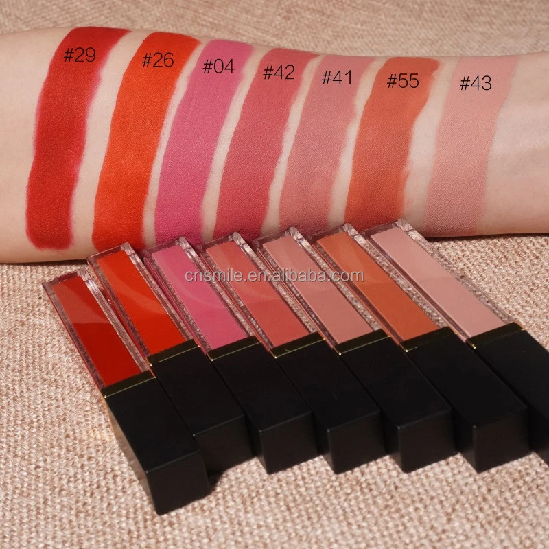 Matte Lipstick Liquid Cosmetics Lipgloss Moisturizer Lasting Waterproof private label lip gloss