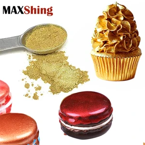Maxshing food additive metallic luster edible pearl dye coloring food ingredient cake decorating supplies