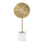 Metal and Crystal Living Room Decor Accessories Modern Style