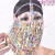 Import Metal Face Veil Chains Jewelry Harness Colorful Face Chains Indian Head Chain Jewelry FMC0911RC01 from China