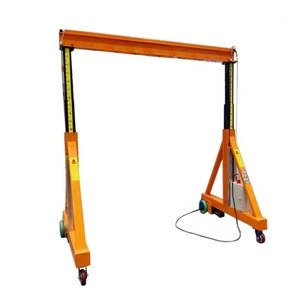 mini indoor  Portable a-frame electric power  gantry crane,outdoor mobile gantry crane 1ton 2ton 3ton 5ton 7.5ton 10ton 20ton