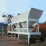 Mini mix belt conveyor australia compact simple 25m3/h portable mobile mini batching plant