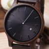 Miyota 2035 Quartz Movement Black Wood Watch Customize Watch Create Logo 2021 Wood Watch