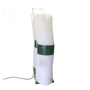 Mobile Compact 1.5kw single bag cyclone dust collector woodworking for cnc router or wood lathe
