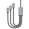 Mobile Phone Data Cable Usb Cable 3 In 1 Charger Cable For Iphone