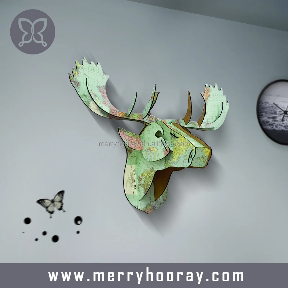 Modern Animal Head Home Decor,Deer Head Wall Art Decor