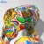 Import Modern Decor Abstract Resin Animal Statue Painting Colorful Gorilla Sculpture from China