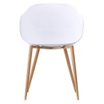 Modern Fabric Corduroy Matt Metal Iron Chair Hot Sale Frame Dining Restaurant Material Industrial Chairs And Stools