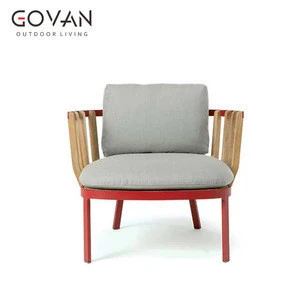 Modern furniture leisure outdoor teak wood chairs set hotel balcony patio garden chairs set