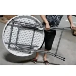 Modern Outdoor Bar Table HDPE Plastic Folding Design for Dining Kitchen Hotel  Hall Apartment Home Office Villa