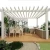 Import Modern outdoor waterproof aluminum louver pergola arches arbours pergolas for garden outdoor from China