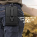 MoKo EDC Molle Pouch Belt Tactical Phone Holster Outdoor Waist Bag for iPhone SE/iPhone 11