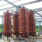 Monazite Ore Dressing Equipment Gravity Spiral Chute Separator Beach Sand Separation Machine For Sale