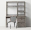 Morden Simple American style custom home desk Study table Computer table bookcase
