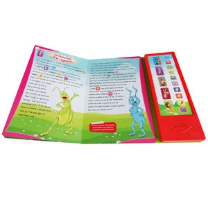 Multi buttons children sound books educational learning machine