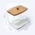 Import Multi-function Plastic Qtip Cotton Swabs Holder Storage Box with Bamboo Lid Toothpick Storage Container from China