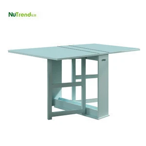 Multifunctional furniture modern expandable wood folding dining table designs
