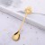 Import Muti color food grade Stainless steel 304 cake coffee spoon crown spoon from China