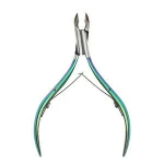 Nail Tools 3pcs Set Of Cuticle Nail Nippers/ Pushers Rainbow Color Stainless Steel Manicure Implements