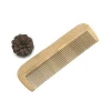 Natural eco-friendly bamboo hair and beard comb for hotel and salon use