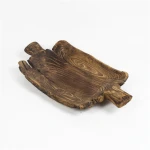 natural wood pieces slice decorative polished