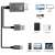 Import New 1.8m 4K 30/60HZ USB 3.1 USB-C Type C To HDMI Cable HDTV Adapter cast mobile phone to TV mirror cable from China