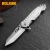 Import New all Stainless Steel Knife Camping Folding Knife Outdoor Military Pocket Self-defense Knife from China