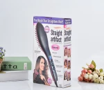 New Arrival Ceramic Hair Brush fast hair straightener led screen fast hair straightener flat iron straight